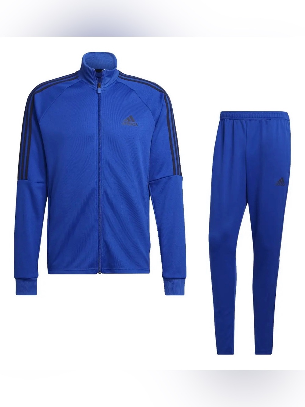 NWT adidas AEROREADY Sereno Cut 3-Stripes Track Suit Blue Men’s Medium